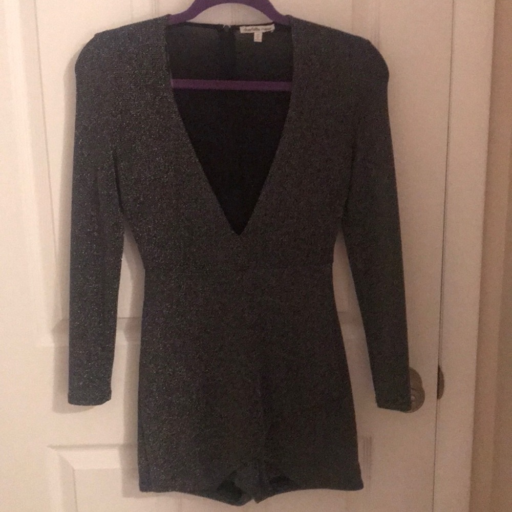 Glittery romper / power suit / envelope design